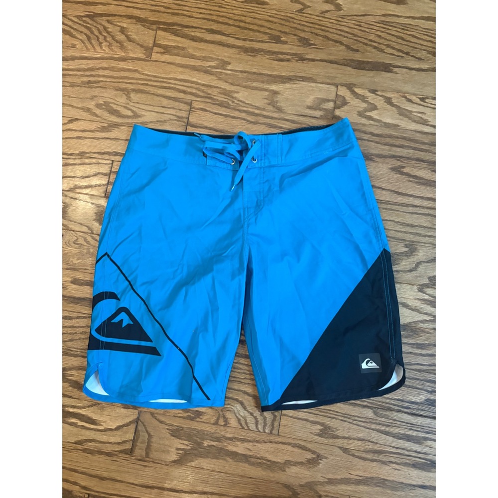 Quiksilver Bright Blue with Black Panel Men's Boardshorts